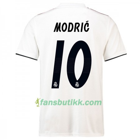 Fotballdrakt Real Madrid Modric 10 Hjemmetrøye 2018-2019 Kortermet